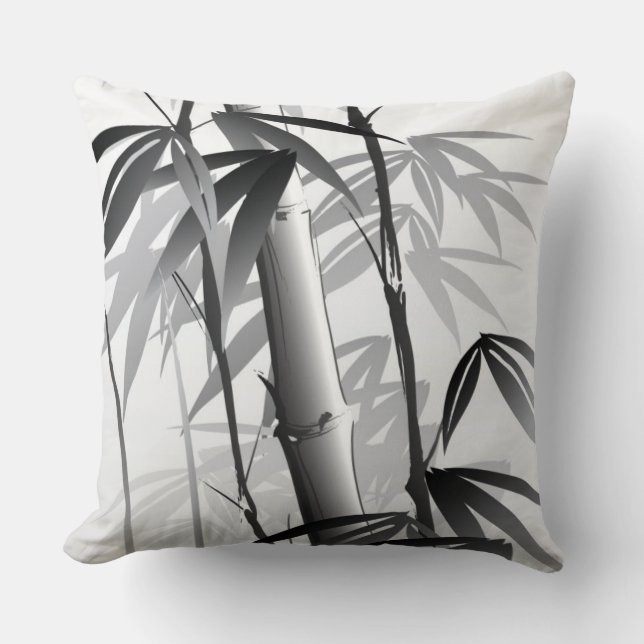 Coussin Illustration d'une peinture orientale de style (Recto)