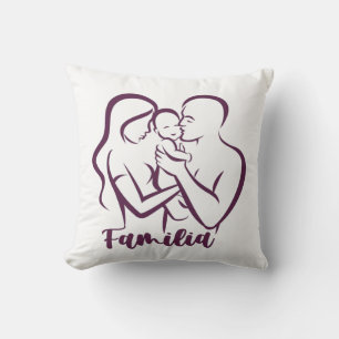 Coussin Illustration familiale Thaillow Pillow