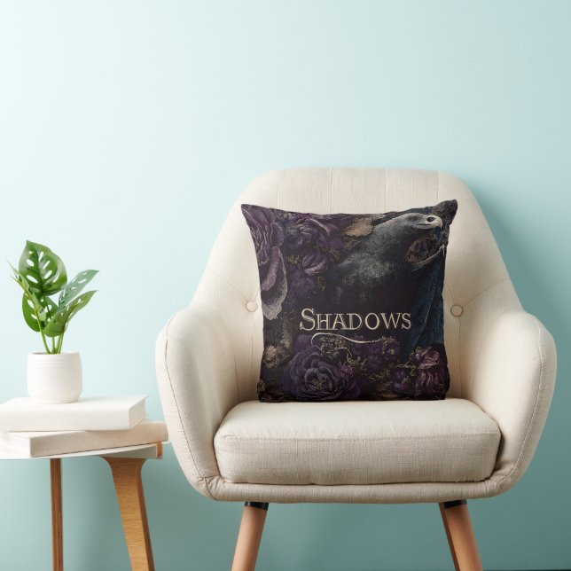 Coussin Illustration gothique foncée de la création de cha (Chaise)