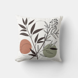Coussin Illustration minimaliste du Plante Boho