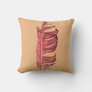 Coussin Illustration originale de dessin de plumes