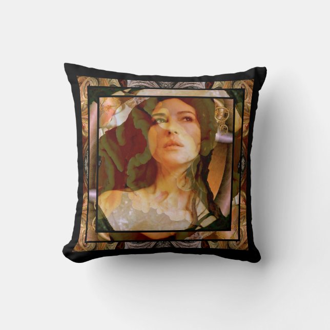 Coussin Ils appellent le vent Mariah (Recto)