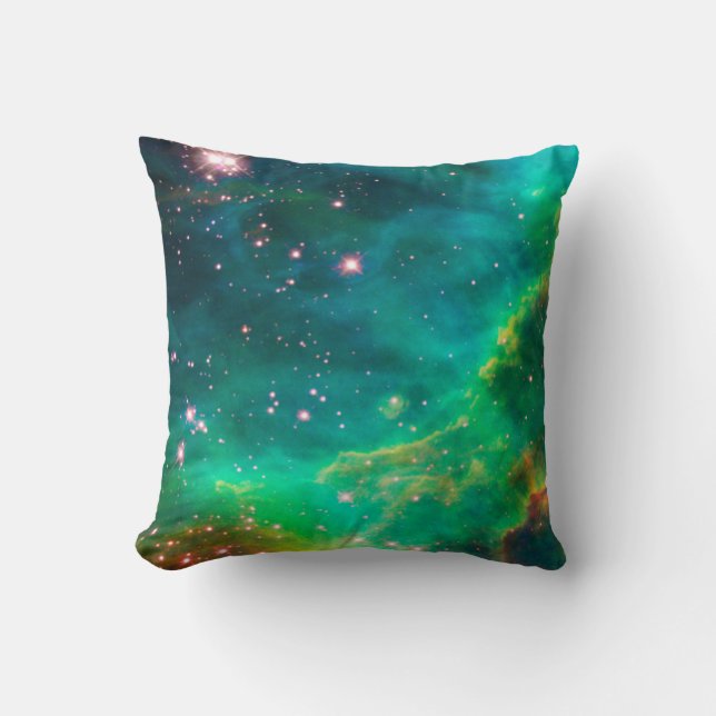 Coussin Image de galaxie de groupe d'étoile de nébuleuse (Recto)
