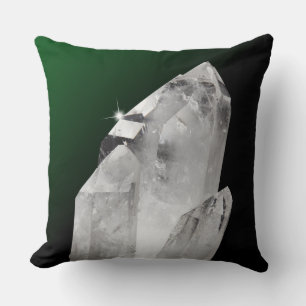 Coussin Image réversible des cristaux de guérison à quartz