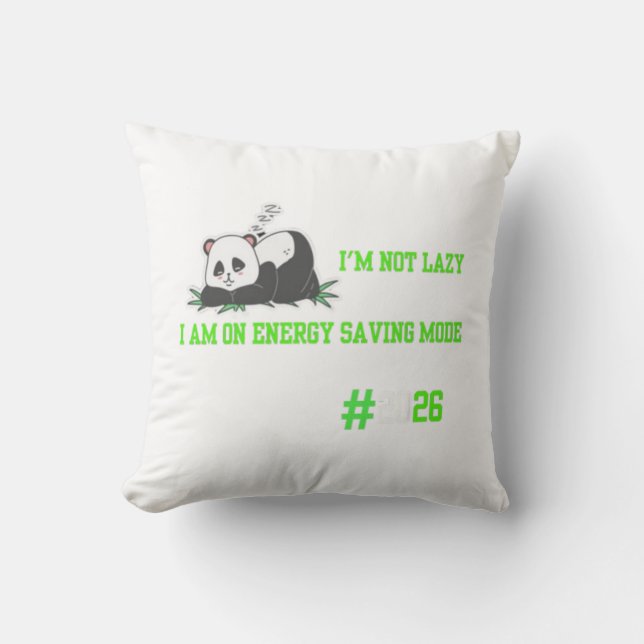 Coussin "Image tendance Panda somptueuse et confortable" (Recto)