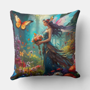 Coussin Imaginaire Beau Jardin Fairy