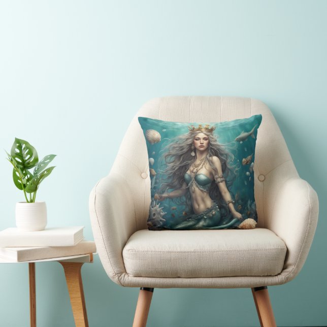 Coussin Imaginaire de sirène (Chaise)
