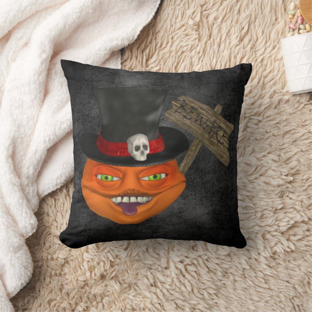 Coussin Imaginaire face Citrouille Ghouly (Couverture)