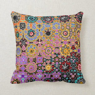 Coussin Imaginaire Gustav Klimt, élégant tapis de Bohême