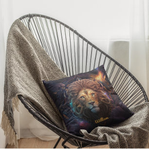 Coussin Imaginaire Leo Zodiac Personnalisé Signe Solaire
