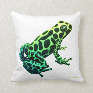 Coussin imitateur de grenouille de dard de poison