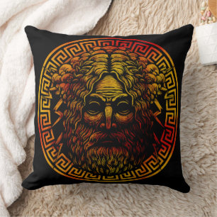 Coussin Impression artistique du Bouclier antique de Zeus