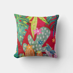 Coussin Impression botanique #11 1974