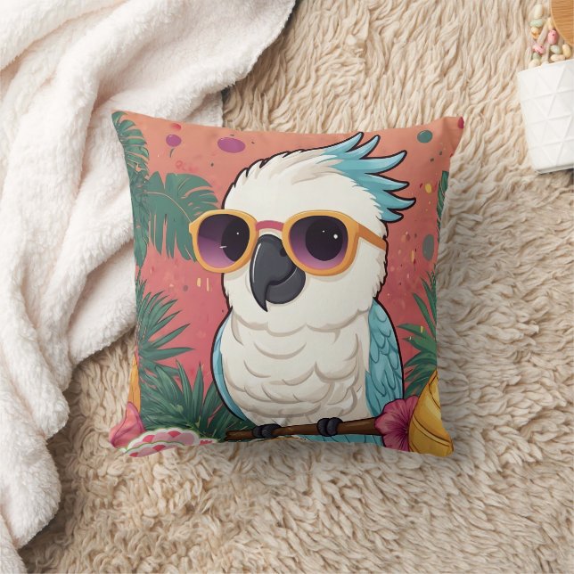 Coussin Impression Cockatoo cool (Couverture)