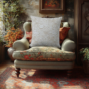 Coussin Impression de fleurs embossées élégantes - Fausse 