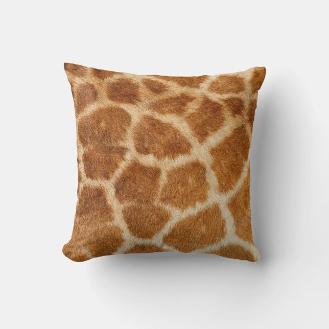 Coussin Impression de fourrure de girafe (Recto)