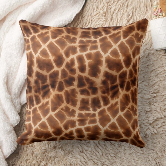 Coussin Impression de girafe Brown (Couverture)