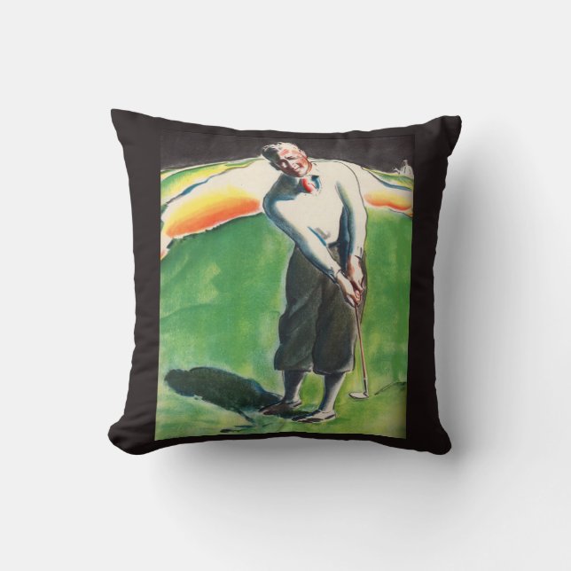 Coussin Impression de golf 1934 (Recto)
