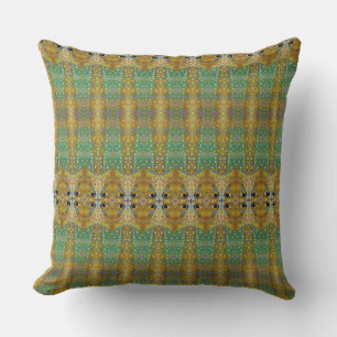 Coussin Impression de motif de truite brune motif