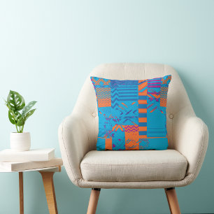 Coussin Impression géométrique afrocentrique • Patrimoine