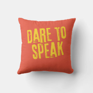 Coussin Impression Motivationnelle Libérez votre voix