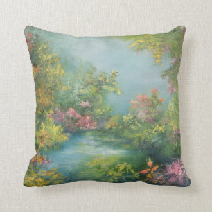 Coussin Impression tropicale 1993
