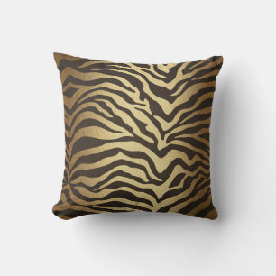 Coussin Impression Zèbre Impression Peau d'Animal Moderne