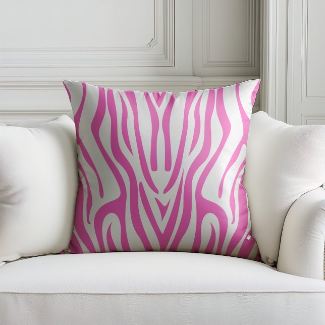 Coussin Impression zerba rose chaude (Créateur téléchargé)