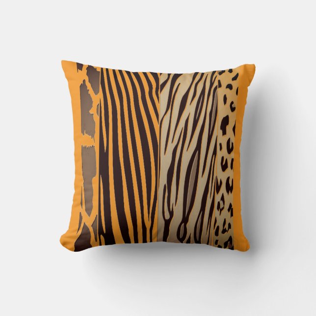 Coussin imprimé animal (Recto)