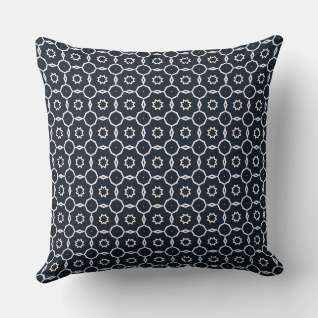 Coussin Imprimé géométrique (Verso)