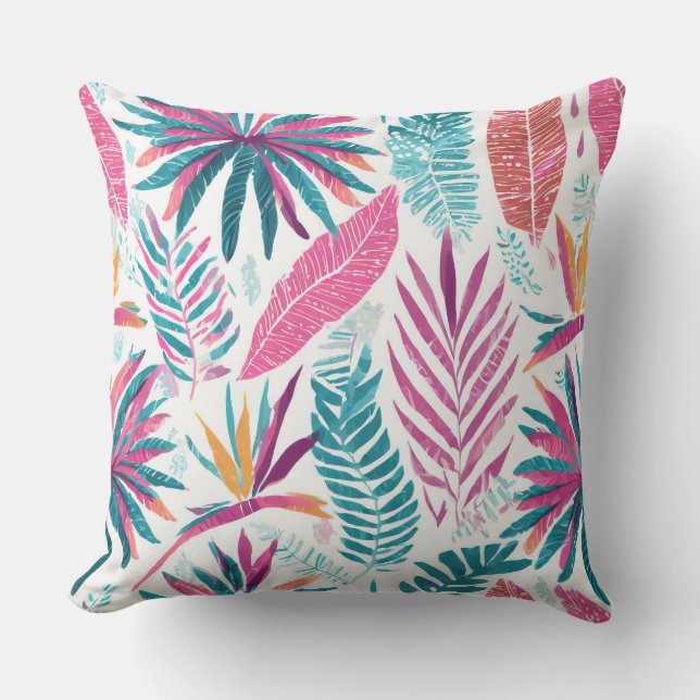 Coussin Imprimé hawaïen (Recto)