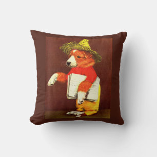 Coussin imprimé sur chiot