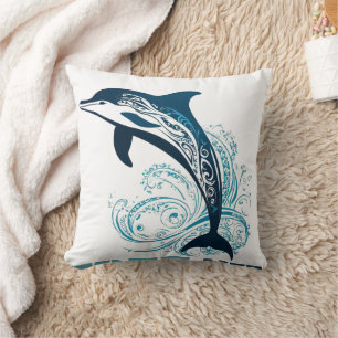 Coussin Imprimer Dauphin Tribal