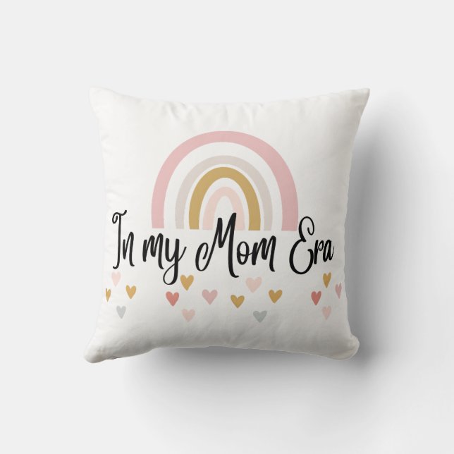 Coussin In My Mom Era - Decorative Cushion for Moms (Verso)