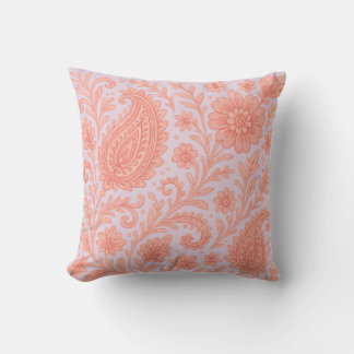 Coussin inde indienne imprimer paons