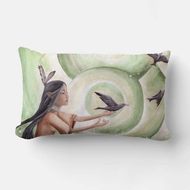 Coussin indien de coussin de Natif américain (Recto)