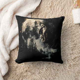 Coussin Indien vivant seul sur la lune