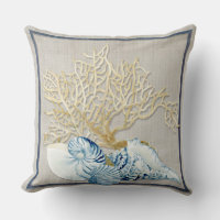 Indigo Ocean Nautilus Conch Coques de corail de pé