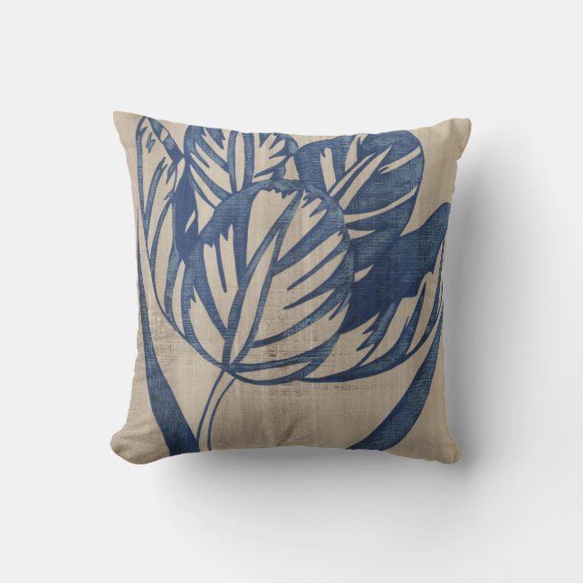 Coussin Indigo Tulip (Recto)