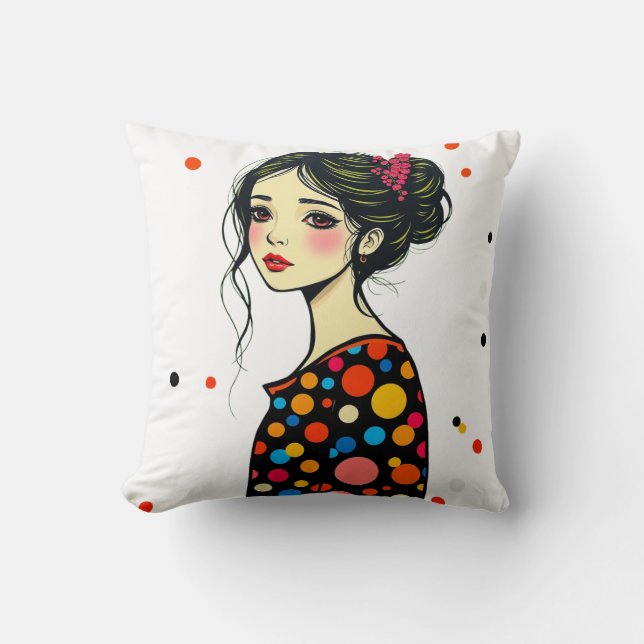 Coussin Infinité dans ses yeux (Recto)