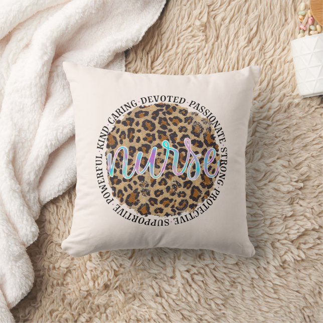 Coussin "Infirmière" et traits inspirants - Empreinte de l (Couverture)