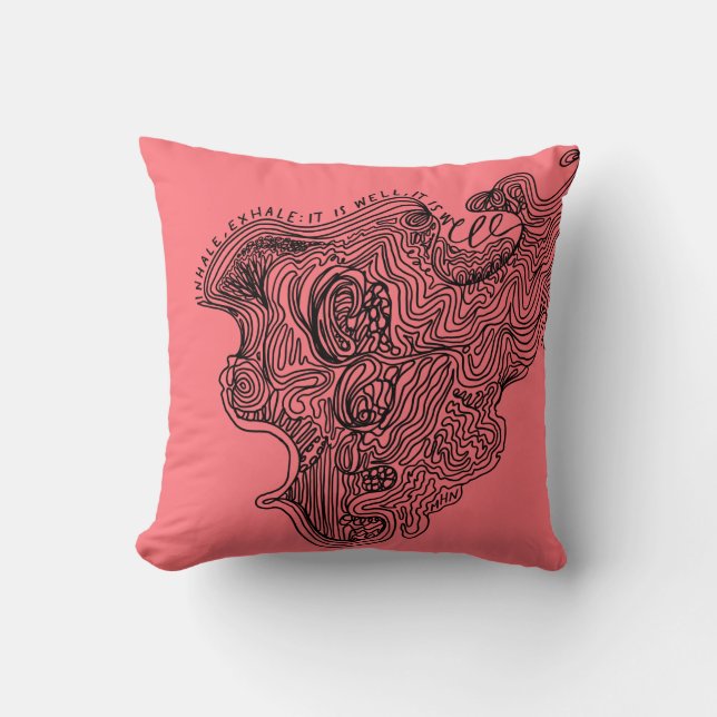 Coussin Inhale Exhale Il Est Bien Il Est Bien (Recto)