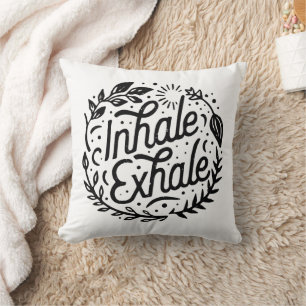 Coussin Inhale exhale prendre une profonde respiration