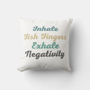 Coussin Inhale Poisson Doigts Exhale Négativité Jeter Orei