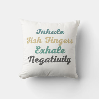 Coussin Inhale Poisson Doigts Exhale Négativité Jeter Orei
