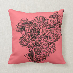 Coussin Inhalez l'exhalent est puits qu'il est bien