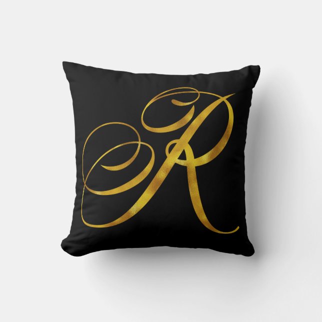 Coussin Initiale faite sur commande de monogrammes de (Recto)