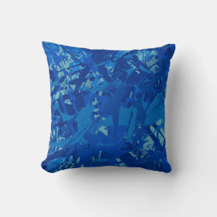 Coussin Ink hand made painting. Abstract wall art. Creativ