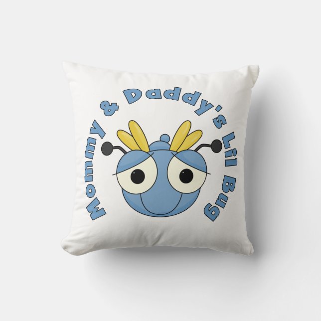 Coussin Insecte de Lil de maman et de papa (Recto)