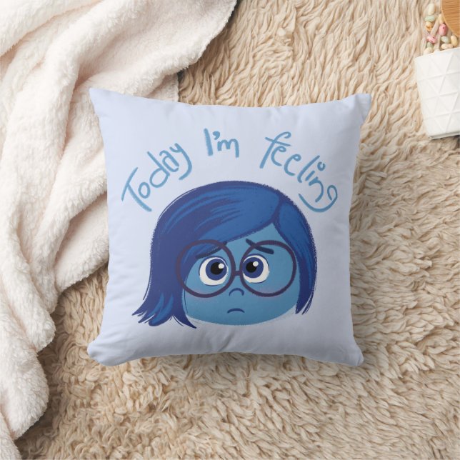 Coussin Inside Out 2 Aujourd’hui je ressens de la tristess (Couverture)